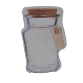 Woody Sofia Kavanoz Görünümlü Kilitli Poşet Çıtçıtlı ve Pratik Torba 4 Adet - 2