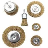 Woody Sofia 6'lı Pimli Tel Fırça Seti Pas Yağ Kir Boya Yapışkan Çözücü - 1