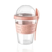 Woody Sofia Taken Go Kapaklı Kaşıklı Pratik Taşınabilir Meyveli Yoğurt Kabı - 4