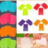 Woody Sofia Pasta Hamur Şekillendirici Spatula Kesici Kazıyıcı Dekoratör Set - 6