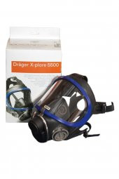 Drager X-Plore 5500 Epdm/Pc Tam Yüz Maskesi Mavi Renk - 4