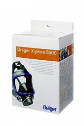 Drager X-Plore 5500 Epdm/Pc Tam Yüz Maskesi Mavi Renk - 6