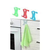 Woody Sofia Mutfak Banyo Dolap Kapağına Takılan Meta Havlu Askılığı Aparatı thumbnail 7