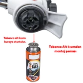 Çakmaklı Pürmüz Yedek Kartuşu Kamp Gazı 400 ML Piknik Kamp Mangal Mutfak Ateş Tutuşturucu 2 Adet thumbnail 4