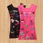 Woody Sofia Elbise Şeklinde Takı Organizeri - Pembe - 7