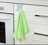 Woody Sofia Mutfak Banyo Dolap Kapağına Takılan Meta Havlu Askılığı Aparatı thumbnail 3