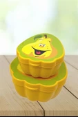 Woody Sofia 2'li İç İçe Geçebilen Armut Model Saklama ve Beslenme Kabı Seti (550 ml + 250 ml) - 5