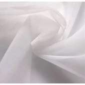 10 Adet Ekru 100X300 Kristal Tül Düğün Bohça Süsü Nikah Bohça Süsü Nişan Bohça Süsleme Tülü thumbnail 4