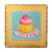 Woody Sofia Decotown Duvar Panosu 40*40 Cup Cake Muffin Motifli Duvar Süsü - 1