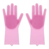 Woody Sofia Isıya Dayanıklı Pratik Sihirli Silikon Bulaşık Yıkama Eldiveni - 4