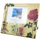 Woody Sofia Decotown Dekoratif Desenli Çerçeve Gül Motifli Fotoğraf Çerçevesi - 2