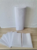 5 Adet Beyaz 100X300 Kristal Tül Düğün Bohça Süsü Nikah Bohça Süsü Nişan Bohça Süsleme Tülü - 1