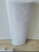 5 Adet Beyaz 100X300 Kristal Tül Düğün Bohça Süsü Nikah Bohça Süsü Nişan Bohça Süsleme Tülü - 6