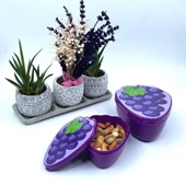 Woody Sofia 2'li İç İçe Geçebilen Üzüm Model Saklama ve Beslenme Kabı Seti (550 ml + 250 ml) - 3