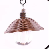 Woody Sofia Pilli Işıklı Romantik Çift Tema Büyük Boy Dekoratif Ahşap Biblo - 7