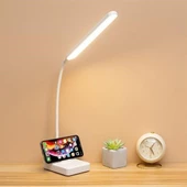Woody Sofia İnce Uzun USBli Dokunmatik 3 Kademeli 360 Derece Özel Göz Korumalı led Lityum Masa Lambası - 1