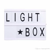 Woody Sofia Sinematik Lightbox Dekorasyon Aydınlatma Aksesuarları (A5 Boyut) - 8