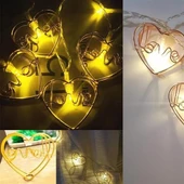 Woody Sofia Kalpli Şerit Led Işık Zinciri Aydınlatma Doğum Günü Süs Işığı - 2