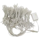 Woody Sofia 8 Fonksiyonlu 200 Led 10 Saçak Şerit Led 2x2 Perde İp Led (Gün Işığı) - 6