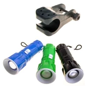 Woody Sofia Pilli Zoomlu Ledli Bisiklet Ön Farı El Feneri Aydınlatma Lambası - 1