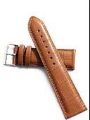 Fado&Her Saate Uyumlu Hakiki  Deri Saat Kordonu  22   mm  (45)  taba thumbnail 1