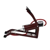 Woody Sofia Basınç Göstergeli Ayak Pompası Araba Bisiklet Motor Lastik Pompası - 6