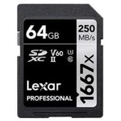 Lexar 64GB 1667X SD UhsI V60 250MB/S Hafıza Kartı - 1