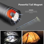 F.B.I F-90 Aluminyum Kaplama Mıknatıslı Şarjlı El Feneri - 3