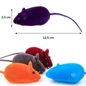 Woody Sofia 2li Evcil Hayvan Eğitim Sevimli Elastik Kedi Fare Yakalama İnteraktif Sesli Eğitim Oyuncağı - 3