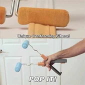 Woody Sofia Nano Süngerli Damlatmaz Mobilya ve Duvar Boyama Rulosu Hem Köşe Hem Düz Zemin - 2