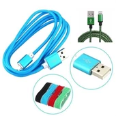 Woody Sofia 1,5 Metrelik Örgü Şeklinde Apple Iphone Ipad Data Şarj Kablosu - 1