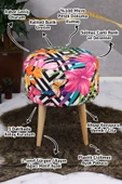 Moda Home Bedding Armonia Puf Pembe - 2
