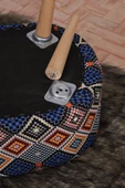 Moda Home Bedding Orbit Puf Mavi - 6