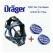 X-Plore 5500 Epdm/Pc Tam Yüz Maske + 6738816 X-Plore A1B1E1K1 Filtre - 1
