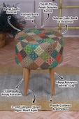 Moda Home Bedding Armonia Puf Yeşil - 8