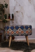 Moda Home Bedding Orbit Puf Mavi - 5