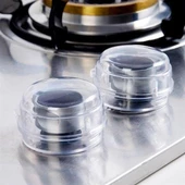 Ocak kapağı Isıya Dayanıklı Plastik Ocak Düğme Koruyucu Düğme Kilidi Emniyet Düzeneği thumbnail 2