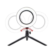 Woody Sofia 8inç 20cm Youtube Instagram Tiktok Selfie  Stüdyo Video Fotoğraf Ring Light  Tripod Led Halk - 4