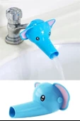 Woody Sofia Çocuklar İçin Eğitici ve Güvenli Musluk Uzatıcı Genişletici Başlık Aparatı Fil Figürlü - 7
