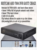 BESTCAM 4 Kameralı Set 5 Mega Piksel Sony Lensli FULL HD Gece Görüşü Renkli Güvenlik Kamera Seti 500 GB HDD - 2