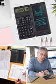 Woody Sofia Silinebilir LCD Yazı Tabletli,Kalemli Katlanabilir Bilimsel Hesap Makinesi - 7