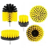 Woody Sofia 3lü Matkap Ucu Banyo Küvet Duşakabin Araba Tekerliği Koltuk Yıkama Temizleme Fırçası Seti - 8