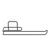 Woody Sofia Kendiliğinden Yapışkanlı Krom Paslanmaz Metal Havlu Kağıtlık Aparatı - 3