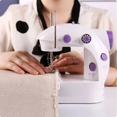Woody Sofia Pratik Taşınabilir Elektrikli veya Pilli Seyahat Tipi Hız Ayarlı Kademeli Dikiş Makinesi - 2