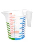Woody Sofia 500 ml Renkli Dereceli Sert Plastik Mutfak Ölçü Kabı - 2
