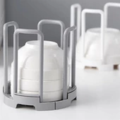 Woody Sofia Tabak Bardak Kase Standı Bulaşık Kurutma Tutucu Mutfak Düzenleyici Organizatör - 2