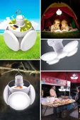 Woody Sofia 5 Led'li 3 Farklı Işık Modlu Açılıp Kapanabilir Led Kanatlı Güneş Enerjili Solar Aydınlatma Asılabilir Kamp Feneri - 6