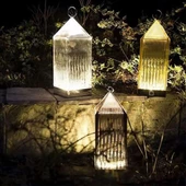 Woody Sofia Fener Model USB Şarjlı Dokunmatik 3 Farklı Işık Modlu Masa Üstü Kristal Akrilik Lamba Led - 5