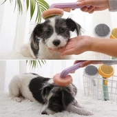 Woody Sofia Plastik Yeşil Evcil Hayvan Bakım Pet Fırçası Çok Amaçlı Pet Fırçası Yeşil - 2