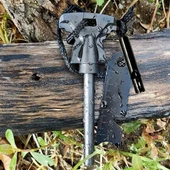 Woody Sofia Acil Durum Magnezyum Çubuk Çakmaktaşı Hayatta Kalma Ateş Başlatıcı Çakmak Kiti Düdük Hediyel thumbnail 2